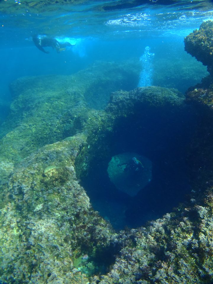 Water leisure activities in the sea