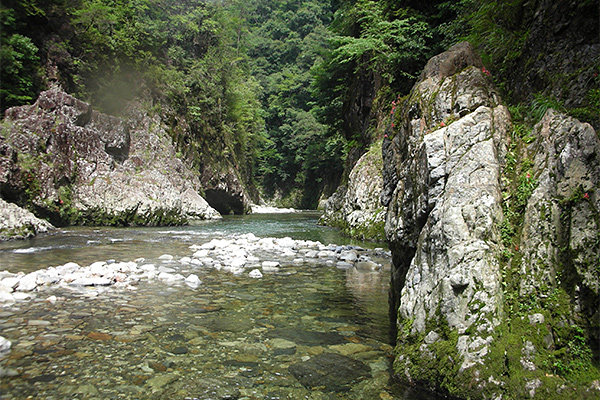 The Wadagawa-kyo Gorge
