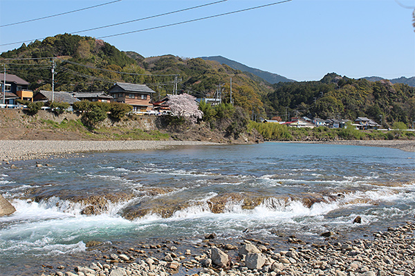 River Change Ruins in Tonda-gawa River