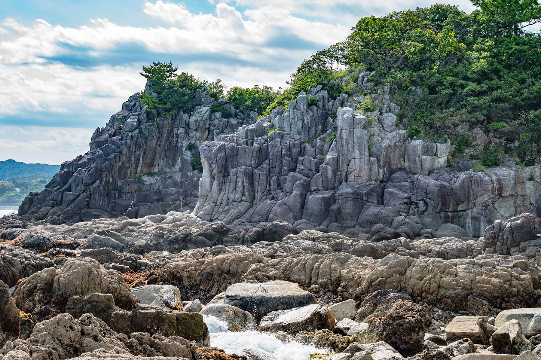 大狗子半島の海岸