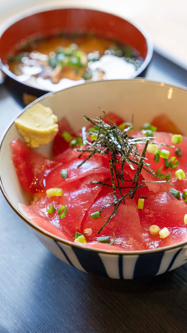 Tuna Sashimi Rice Bowl (Maguro-don)